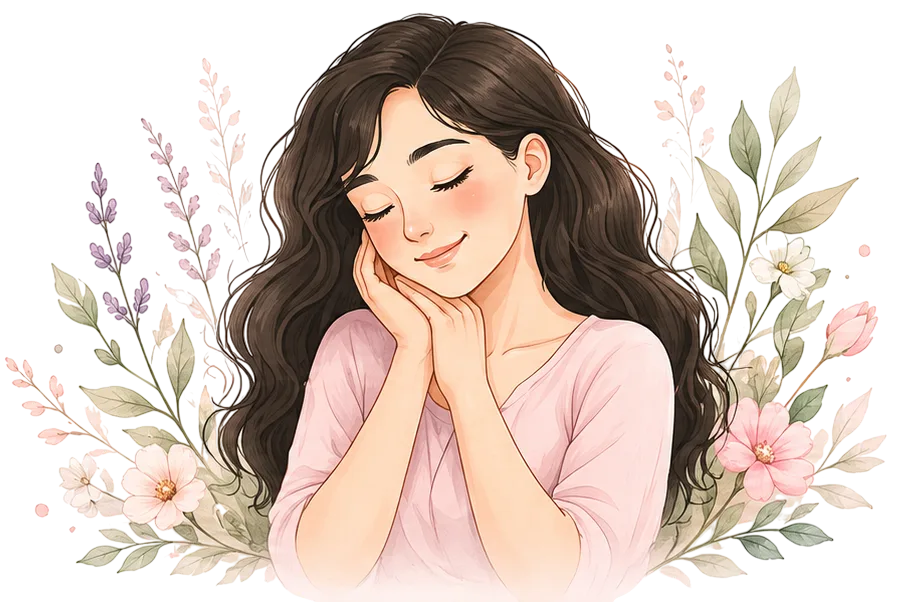 Natural comfort illustration